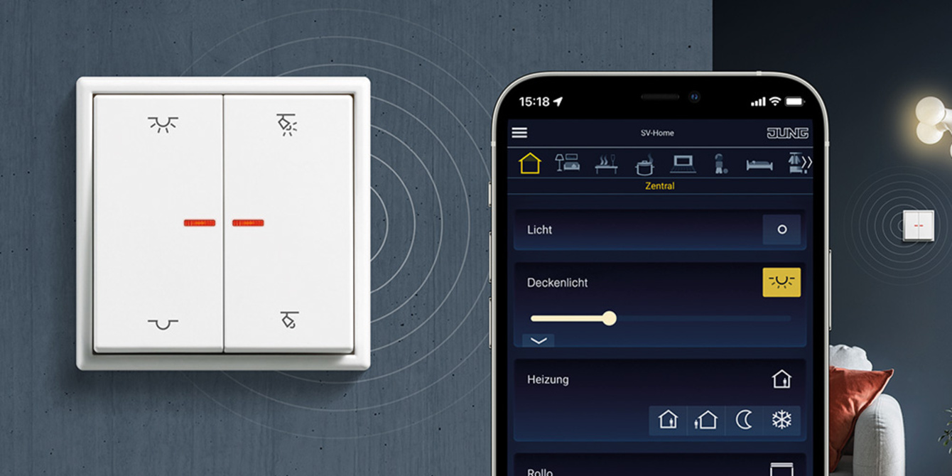 KNX RF Taster bei Elektro-Geißler GmbH in Weimar